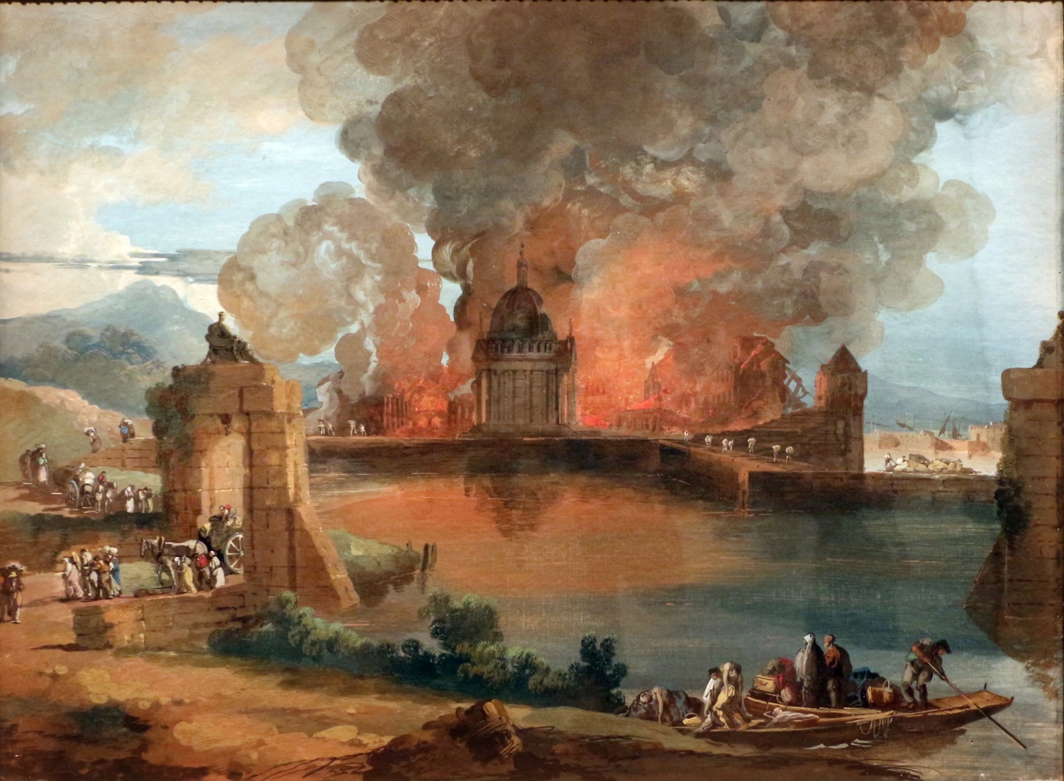 L'incendio di Troia - Museo del Settecento Veneziano, Venezia